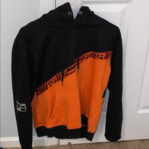 LF COLOR BLOCK HOODIE WITH DIAGONAL TAPE